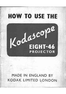 Kodak Kodascope Eight 46 manual. Camera Instructions.